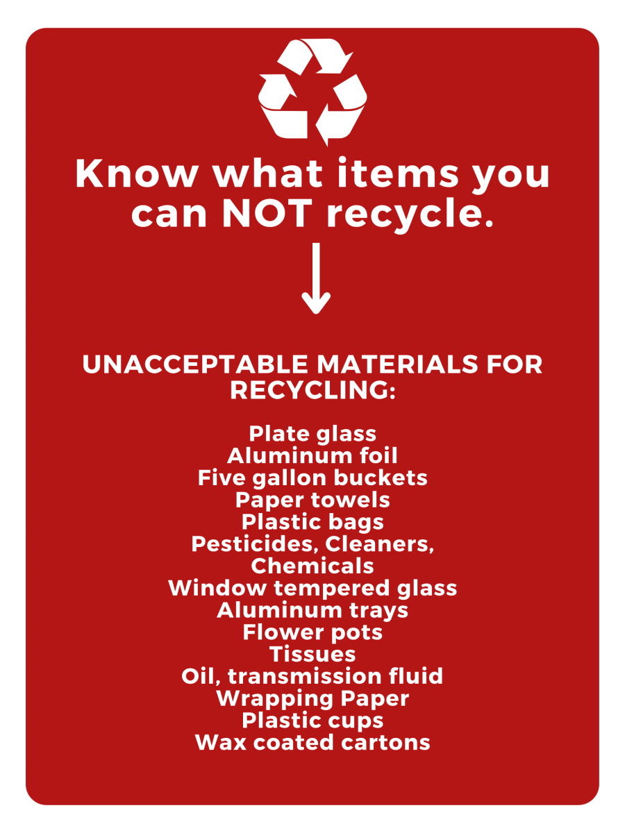 what you can't recycle