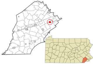 Chester County Malvern Map