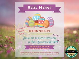 Egg Hunt flyer